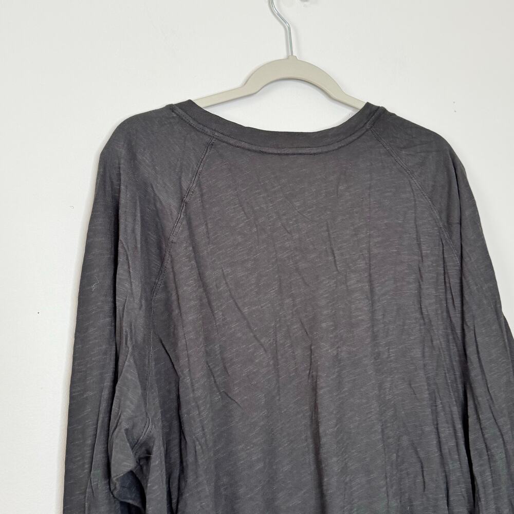 Zella Long Sleeve Top Black Relaxed Fit Crew Neck Women Size XL NWOT - Picture 6 of 9